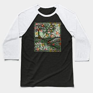 Swirly Tree of Life Baseball T-Shirt